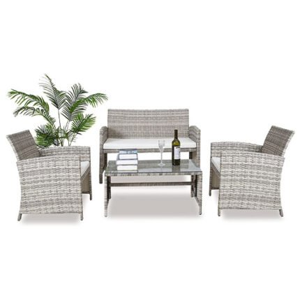 Rattan Sofa Chair Set